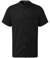 PR904 Premier Recyclight® Short Sleeve Chef's Shirt Black colour image